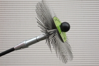 Ronde stalen ragebol met veer &Oslash; 100 mm  per stuk