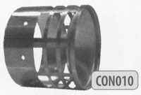 Eindstuk: horizontaal eindstuk voor pellet, diameter 80 mm  Ø80mm