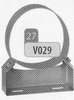 Beugel: gewone muurbeugel (50 mm), diameter 450 mm Ø450mm