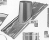 Dakplaat: 30-45 graden loden slab (pannen), diameter 500 mm Ø500mm