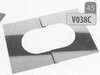 Afwerkingsplaat: regelbare afwerkingsplaat, diameter 300 mm Ø300mm
